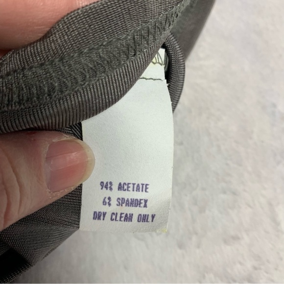 Double D ranchwear dark gray shimmery color short sleeve dry clean only - Picture 5 of 8